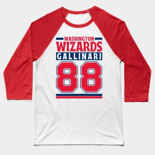 Washington Wizards Gallinari 88 Limited Edition Baseball T-Shirt